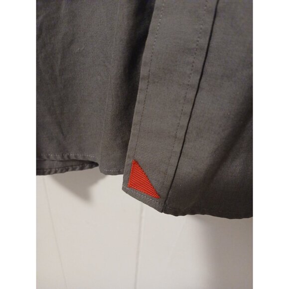 UNTUCKit Long Sleeve Button Up Shirt Mens Large Gray Wrinkle Resistant Cotton - Picture 6 of 10